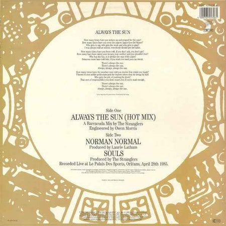 The Stranglers Always The Sun (Hot Mix) (12") (Near Mint (NM Or M ))
