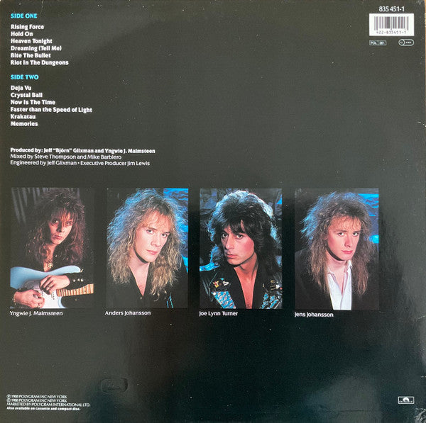 Yngwie J. Malmsteen's Rising Force : Odyssey (LP, Album)