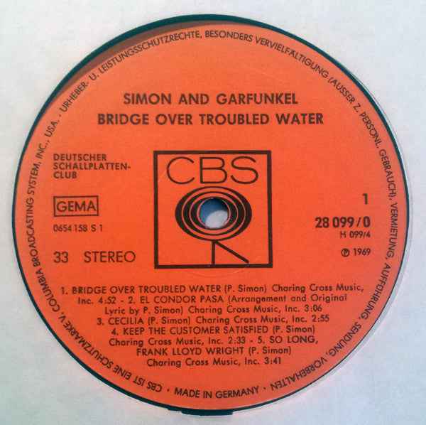 Simon & Garfunkel - Bridge Over Troubled Water (LP) (Near Mint (NM or M-))