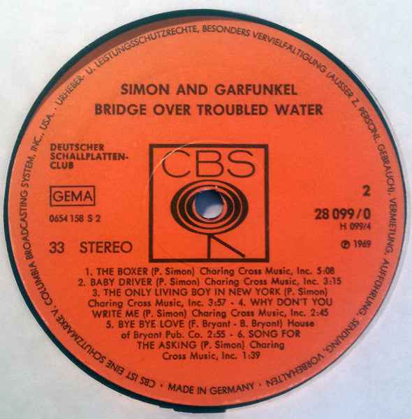 Simon & Garfunkel - Bridge Over Troubled Water (LP) (Near Mint (NM or M-))