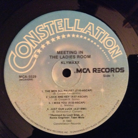Klymaxx : Meeting In The Ladies Room (LP, Album, Pin)