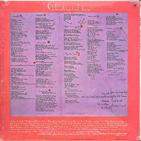 Laura Nyro : Christmas And The Beads Of Sweat (LP, Album, Pit)