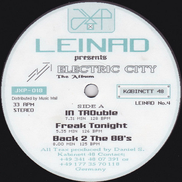 DJ Leinad : Electric City - The Album (2xLP, Album)