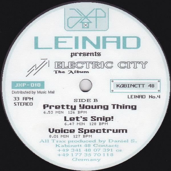 DJ Leinad : Electric City - The Album (2xLP, Album)