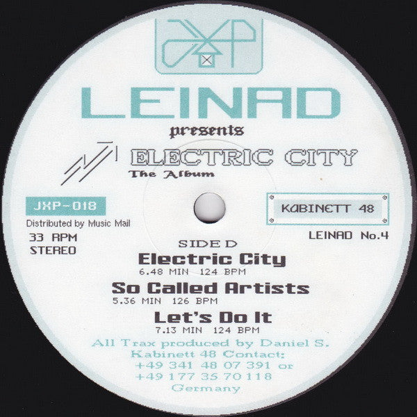 DJ Leinad : Electric City - The Album (2xLP, Album)