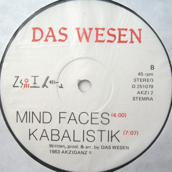 Das Wesen : Nocturne (12", Ltd, Num)