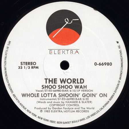 The World : Shoo Shoo Wah (12")