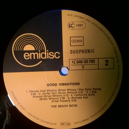 The Beach Boys : Good Vibrations (LP, Comp, RE)