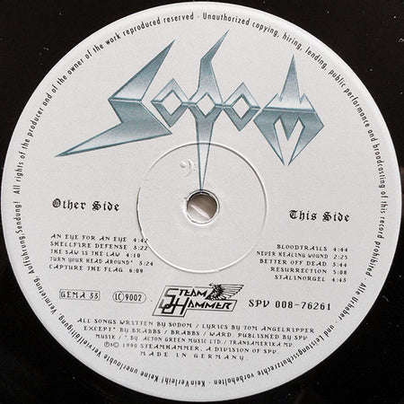 Sodom : Better Off Dead (LP, Album)