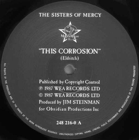 The Sisters Of Mercy - This Corrosion (12") (Near Mint (NM or M-))