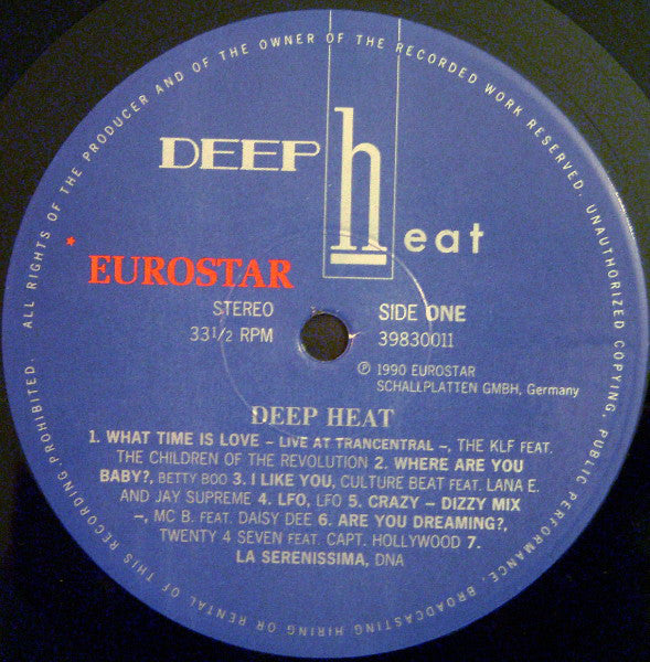 Various : Deep Heat (2xLP, Comp)
