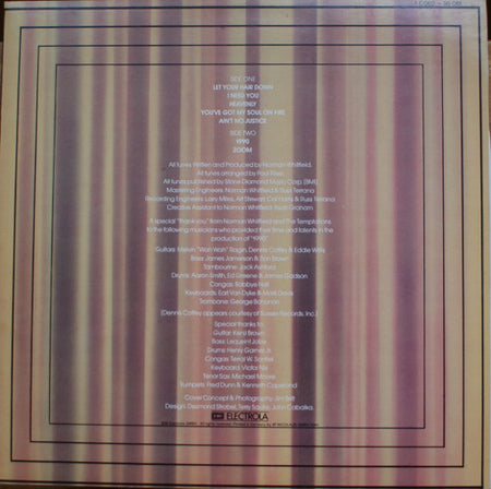 The Temptations : 1990 (LP, Album, Ova)