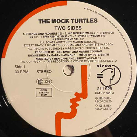 The Mock Turtles - Two Sides (LP) (Near Mint (NM or M-))