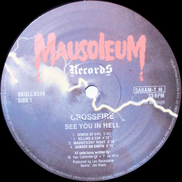 Crossfire (6) : See You In Hell (LP, Album)