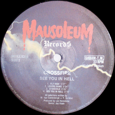 Crossfire (6) : See You In Hell (LP, Album)