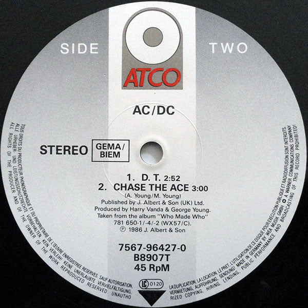 AC/DC : Thunderstruck (12")
