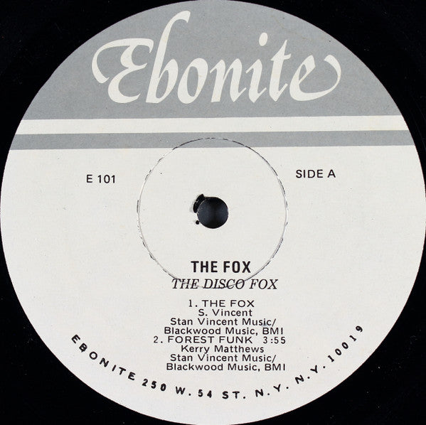 The Disco Fox : Disco Fox (12")