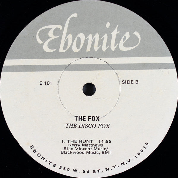 The Disco Fox : Disco Fox (12")