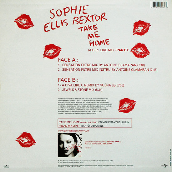 Sophie Ellis-Bextor : Take Me Home (A Girl Like Me) - Part. 2 (12")