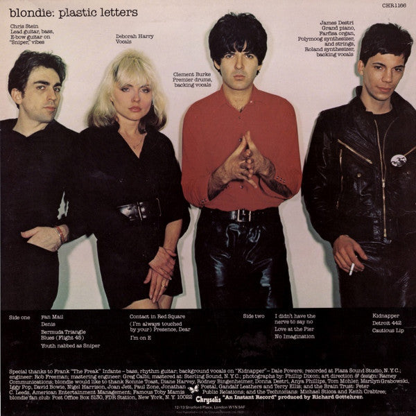 Blondie : Plastic Letters (LP, Album, Ton)