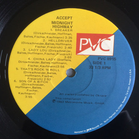 Accept : Midnight Highway (LP, Comp, Hub)