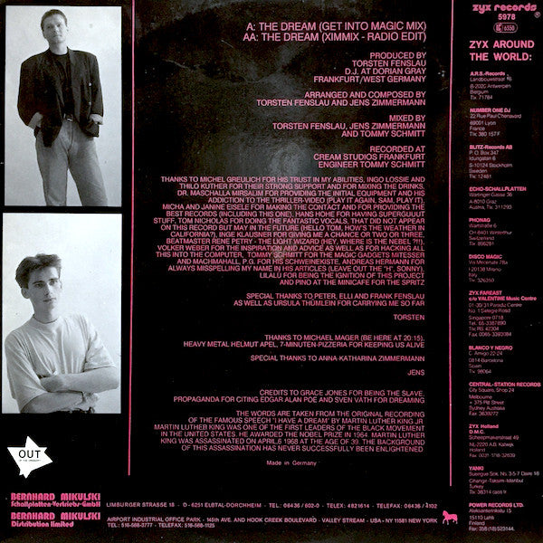 Out Of The Ordinary : The Dream (12", Maxi)