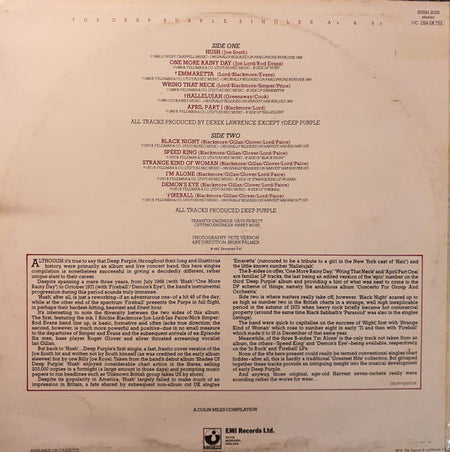 Deep Purple : The Deep Purple Singles A's & B's (LP, Comp)