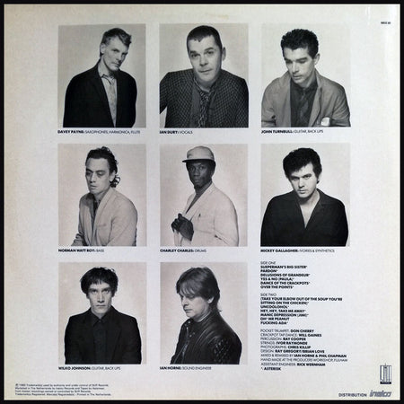 Ian Dury And The Blockheads : Laughter (LP, Album)