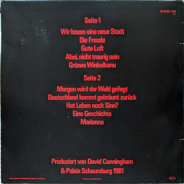 Palais Schaumburg : Palais Schaumburg (LP, Album)