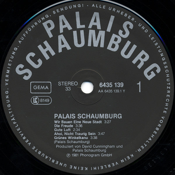 Palais Schaumburg : Palais Schaumburg (LP, Album)