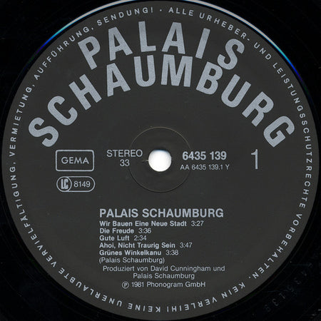 Palais Schaumburg : Palais Schaumburg (LP, Album)