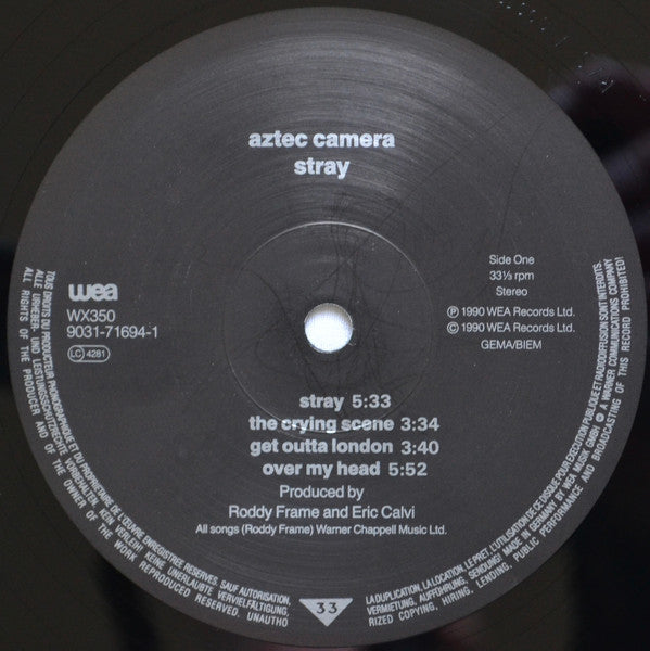 Aztec Camera : Stray (LP, Album)