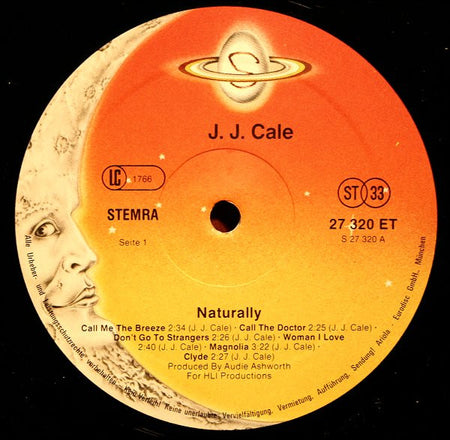 J.J. Cale : Naturally (LP, Album, RE)