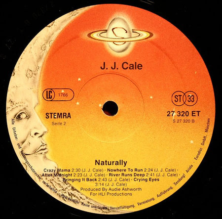 J.J. Cale : Naturally (LP, Album, RE)