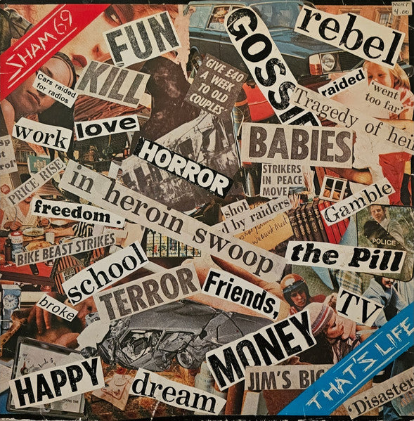Sham 69 : That's Life (LP, Album, Gat)