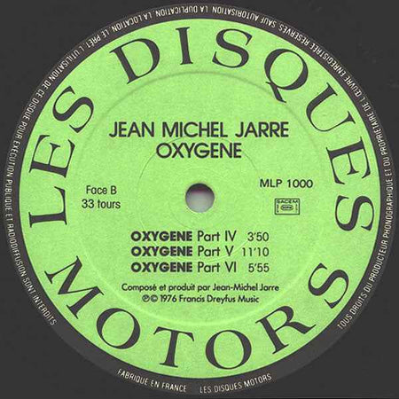 Jean-Michel Jarre - Oxygène (LP) (Near Mint (NM or M-))