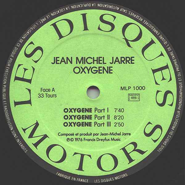 Jean-Michel Jarre - Oxygène (LP) (Near Mint (NM or M-))