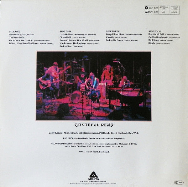 The Grateful Dead : Reckoning (2xLP, Album)
