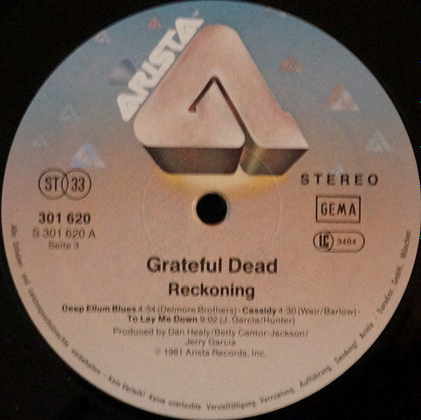 The Grateful Dead : Reckoning (2xLP, Album)