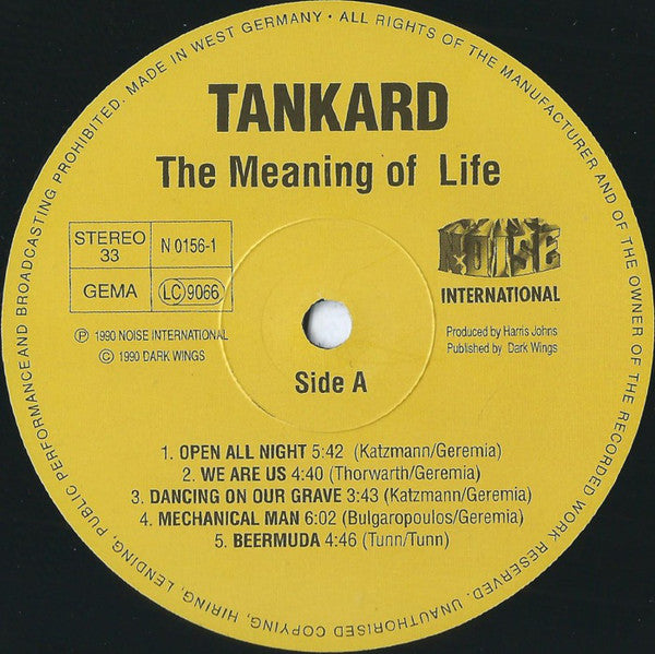 Tankard : The Meaning Of Life (LP, Album)