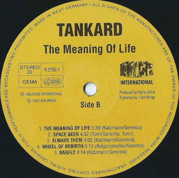 Tankard : The Meaning Of Life (LP, Album)