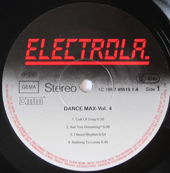 Various : Dance Max 4 (2xLP, Comp, P/Mixed)