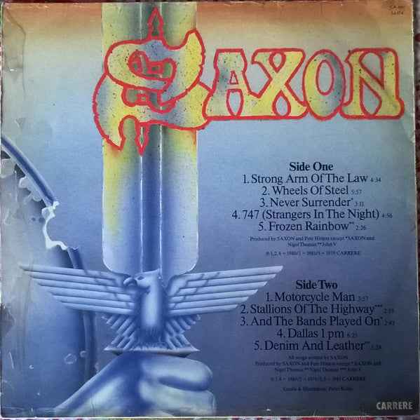 Saxon - Strong Arm Metal (LP) (Very Good Plus (VG+))