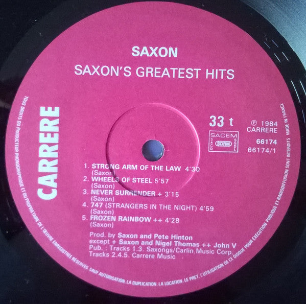 Saxon : Strong Arm Metal (LP, Comp)