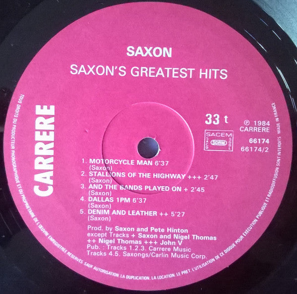 Saxon : Strong Arm Metal (LP, Comp)