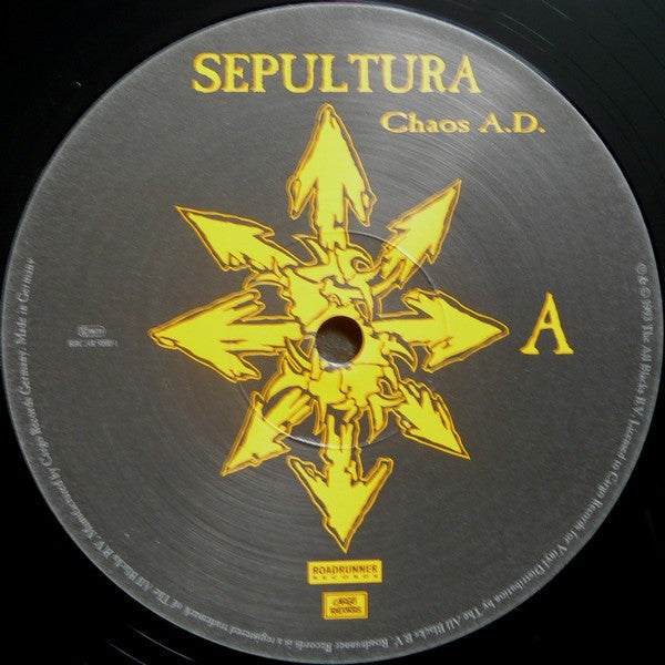 Sepultura : Chaos A.D. (LP, Album, RE, 180)