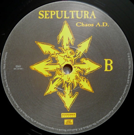 Sepultura : Chaos A.D. (LP, Album, RE, 180)