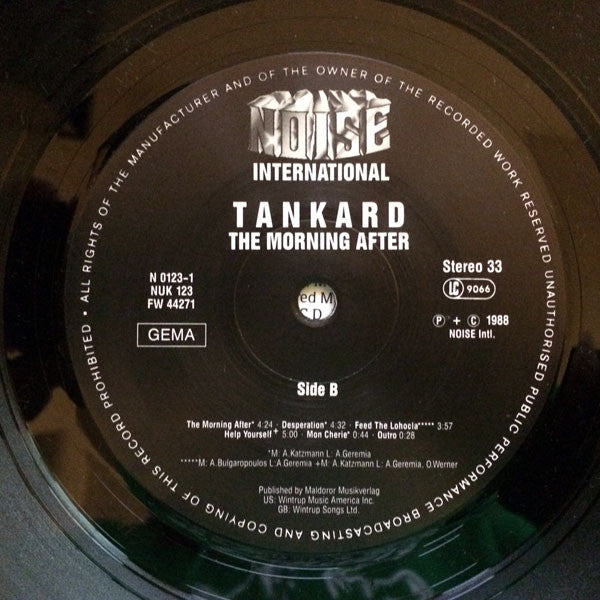 Tankard : The Morning After (LP, Album)