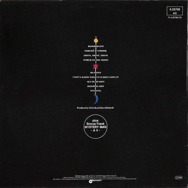 Chris Rea : Wired To The Moon (LP, Album)