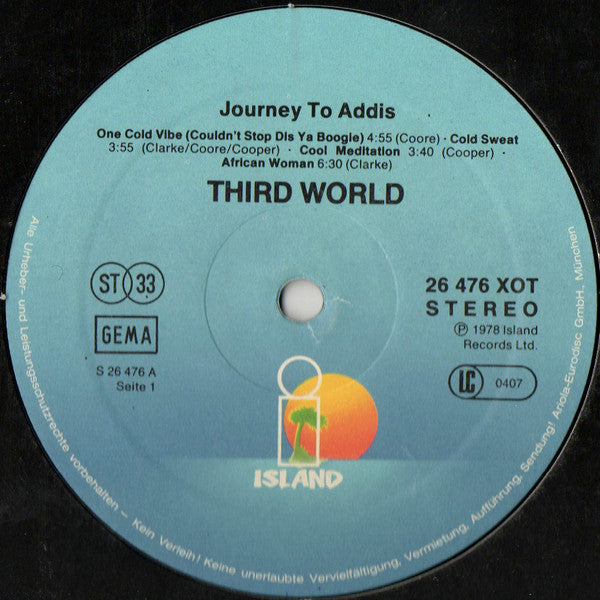 Third World : Journey To Addis (LP, Album)